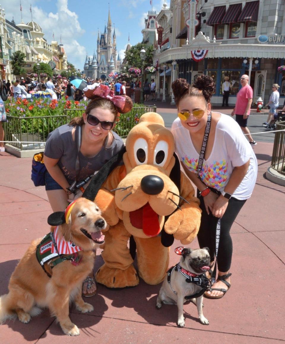 Blair Hagelgans, Creed and family at Disney World