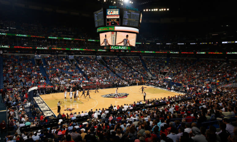 A general view of the New Orleans Pelicans arena.