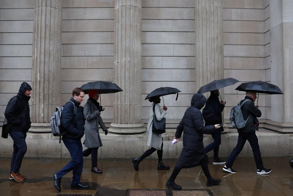 Starting pay in London is rising at the slowest pace since Covid lockdowns, according to the latest London Labour Market Pulse Check (REUTERS)