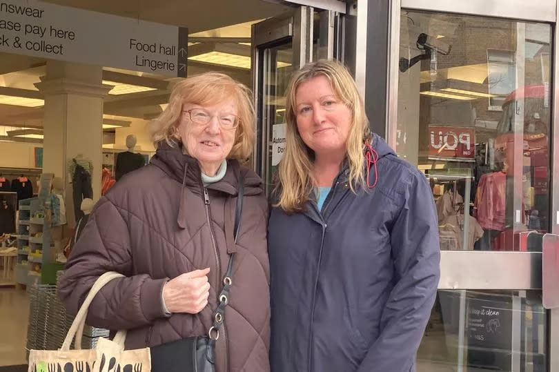 Anne Purcell and her daughter Catherine Durkin said news of the shop's potential closure was 'terrible'