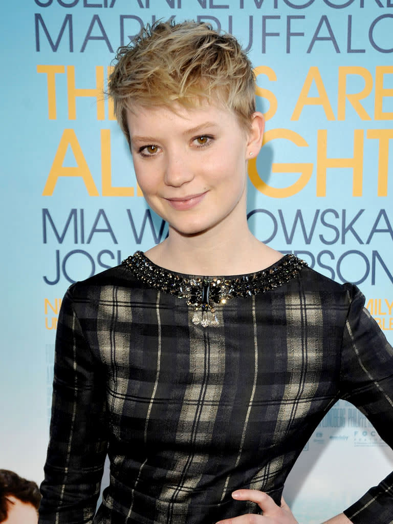 Mia Wasikowska pixie