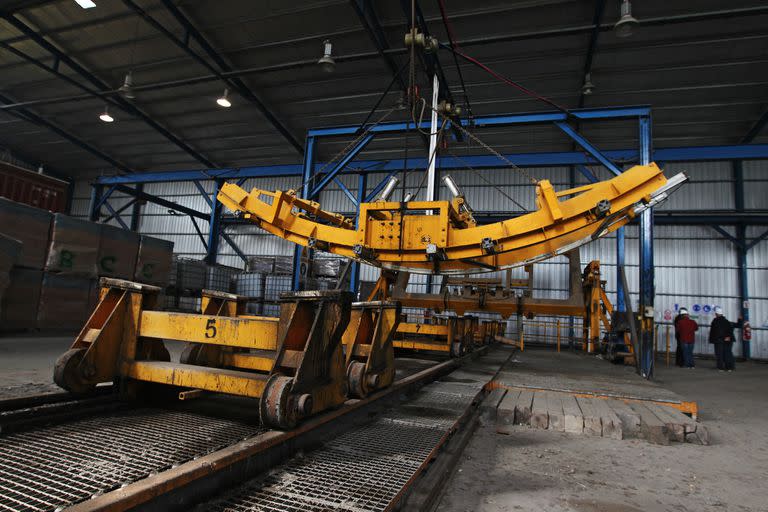 Planta de moldeado y construcción de las dovelas que componen el túnel, se ubica en Haedo, provincia de Buenos Aires
