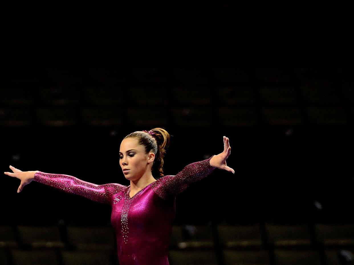 Maroney won a team gold and an individual silver on vault at the 2012 Games: Getty