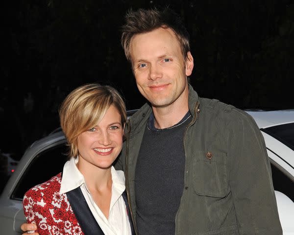 Kevin Parry/WireImage Joel McHale and his wife Sarah Williams McHale arrive in an Audi event on June 23, 2009.