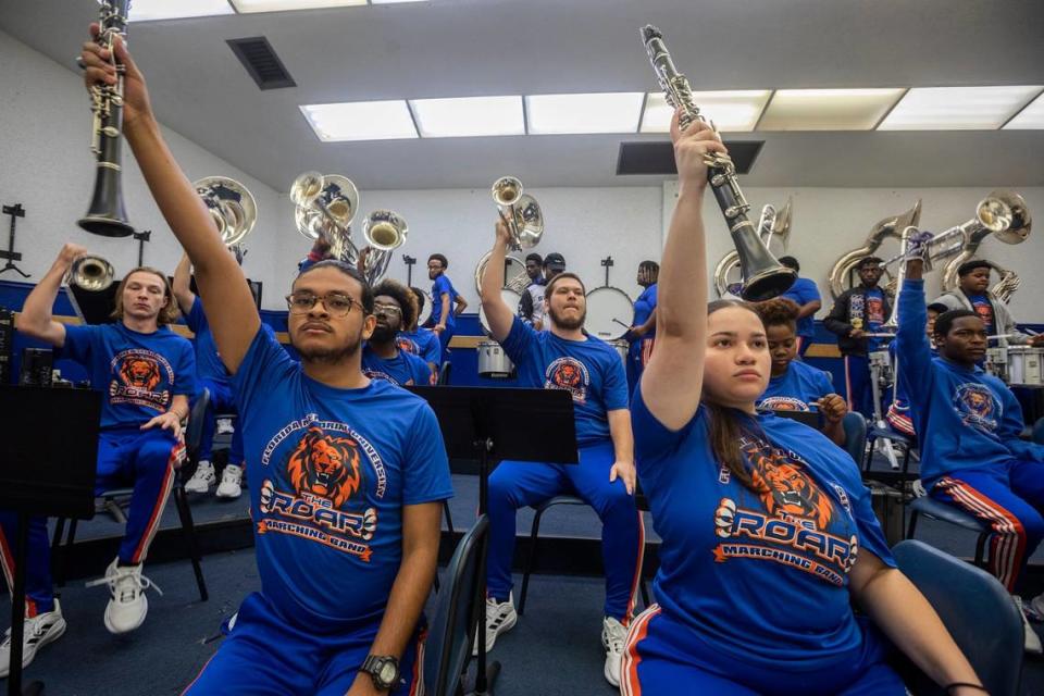 Florida Memorial University Band on Friday Jun 9th., 2023, Miami Gardens, FL.