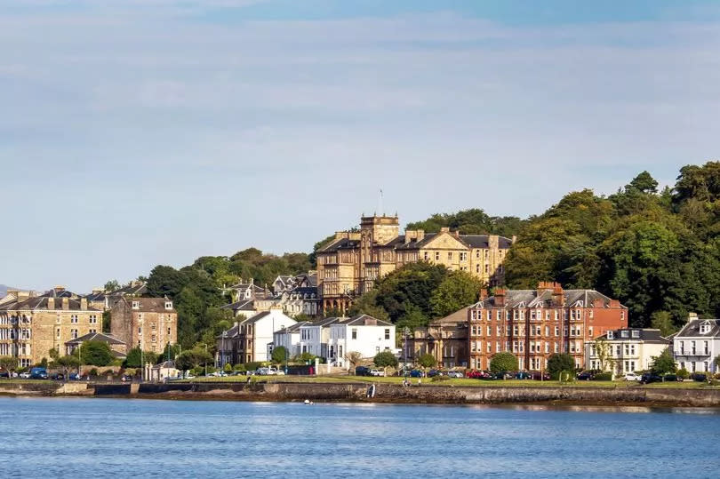 Rothesay on the Isle of Bute on Scotlands west coast, UK.