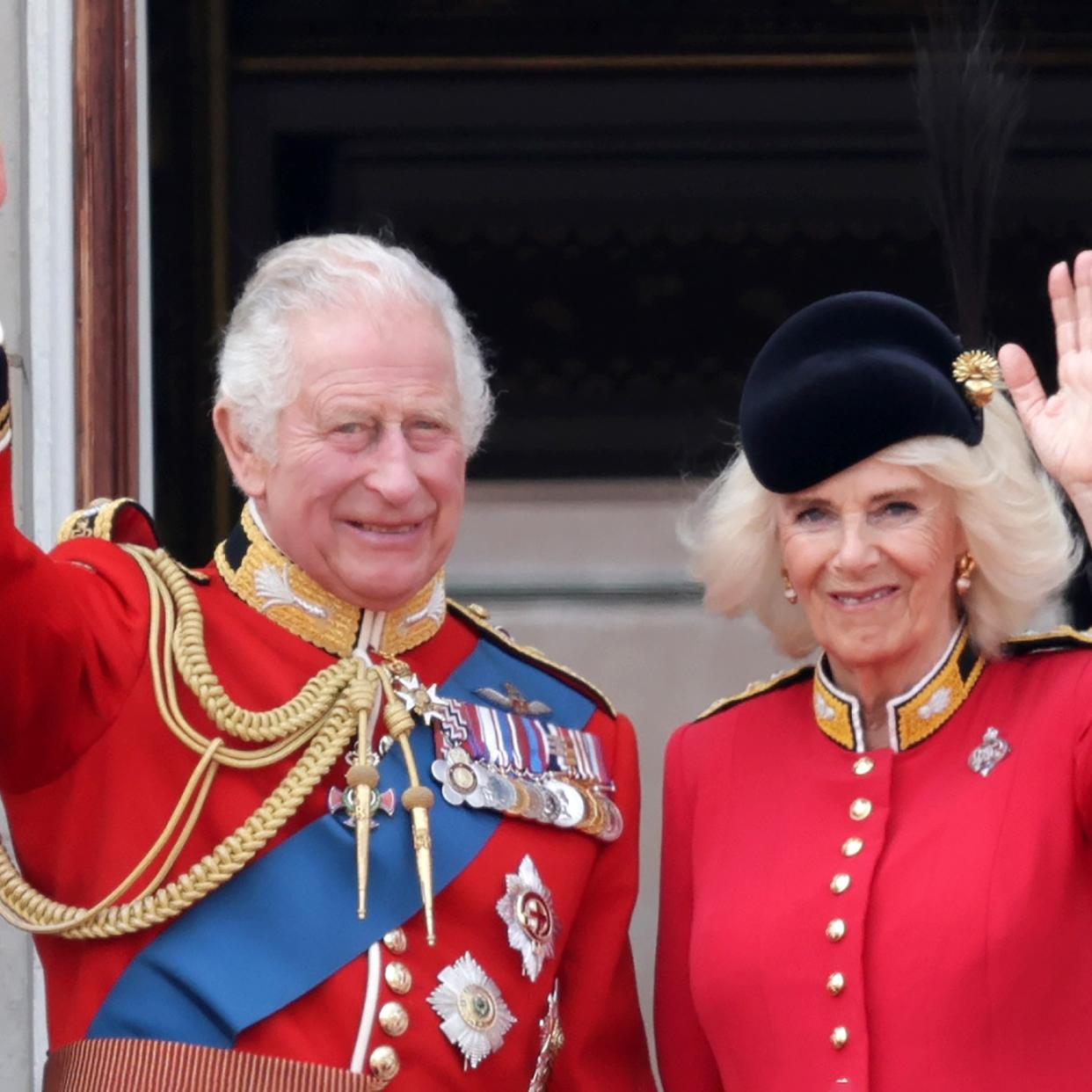  King Charles and Queen Camilla at Trooping the Colour 