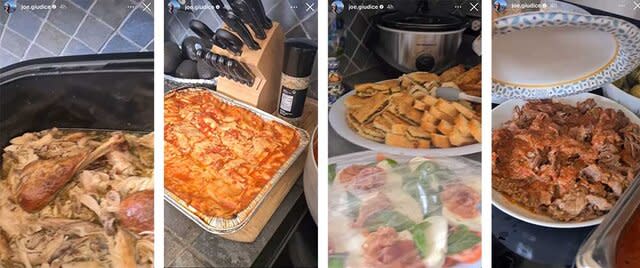 Joe Giudice Family Bahamas Vacation Easter Food