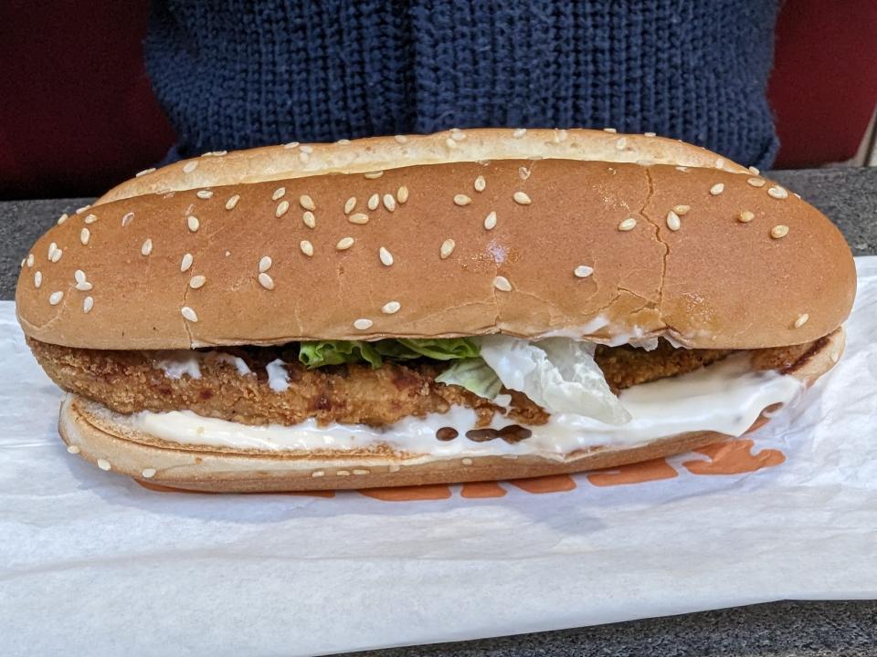 burger king chicken royale in the uk