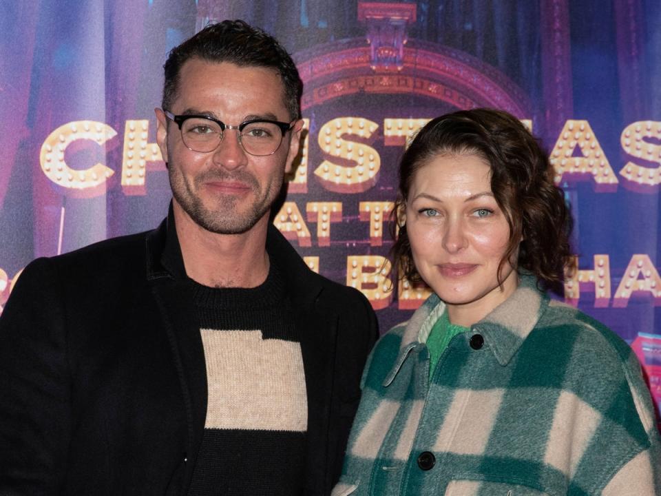 Matt Willis and Emma Willis attend a performance of 