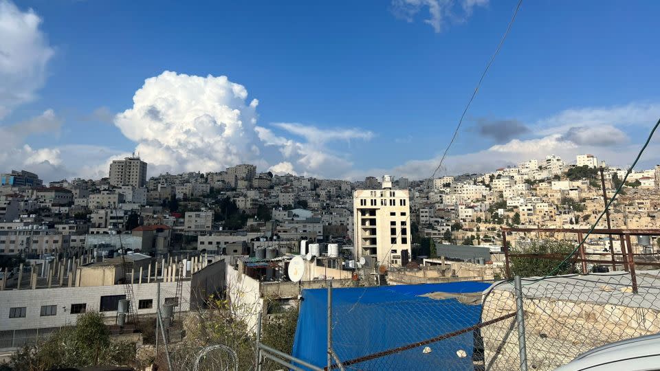 A view of the city of Hebron from the old city on November 17. - Tara John/CNN