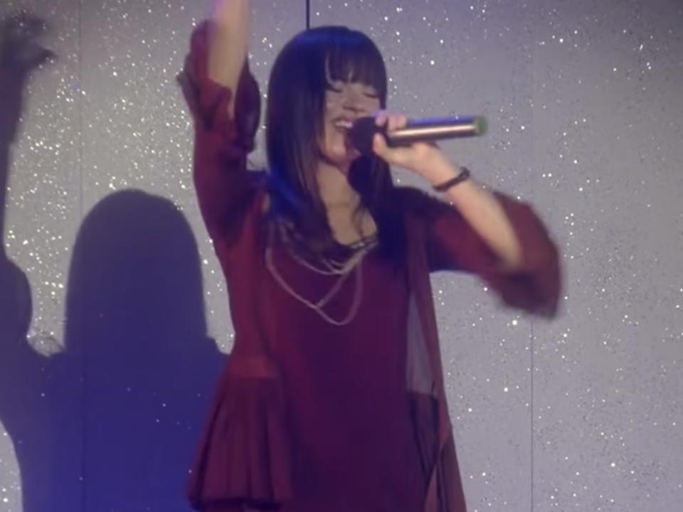 demi lovato as mitchie in camp rock singing this is me