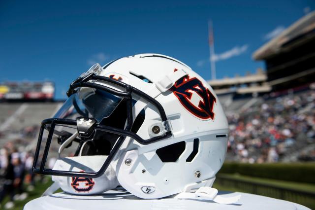 Auburn helmets through the years