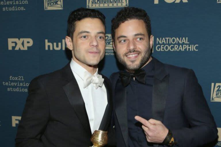 Rami Malek y su hermano gemelo Sami