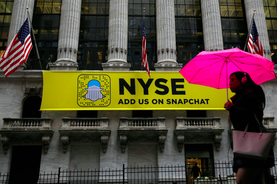 Snap Snapchat NYSE