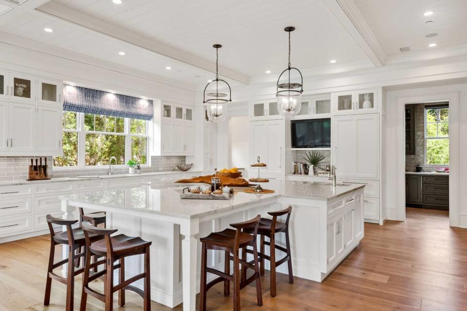 The coastal, island home has spacious kitchen that includes several professional-grade appliances. Kiawah Island Real Estate/Submitted