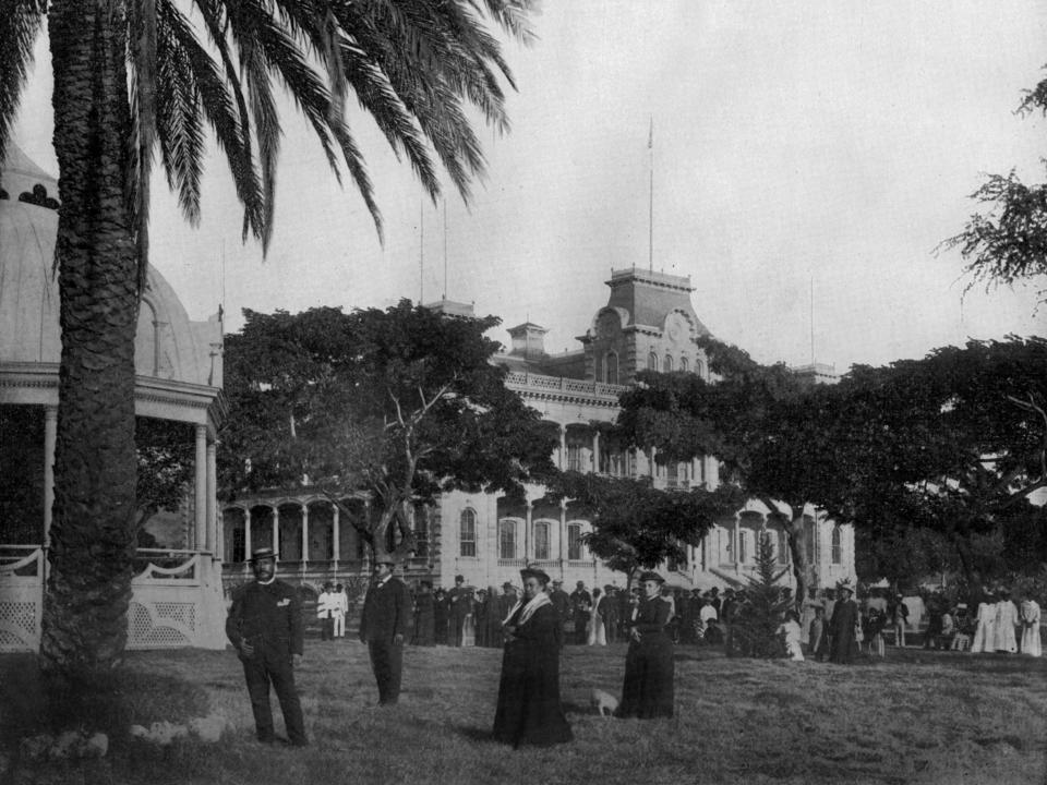 The Royal Palace Honolulu in January 1890