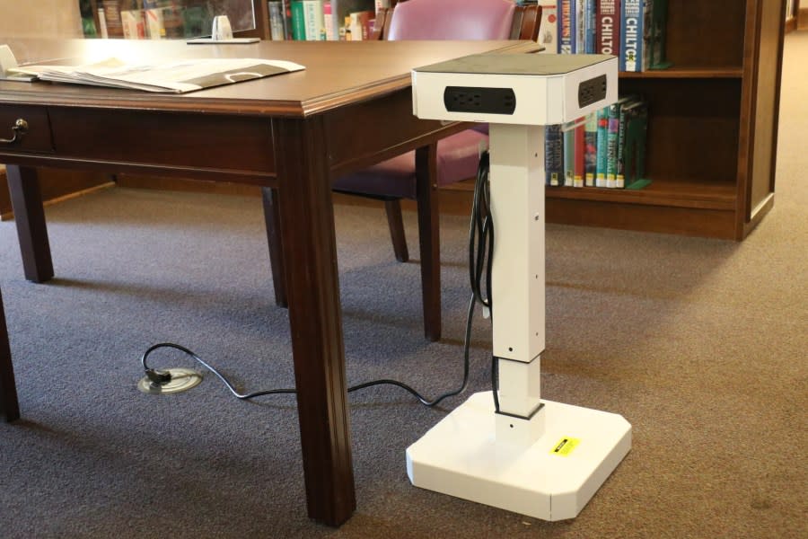 Bay Minette Public Library charging stations (Courtesy: Bay Minette Public Library)