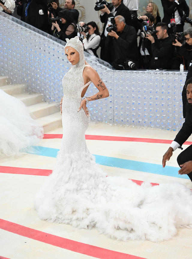 James Harden Pulls Up To Playoff Game In Furry Outfit, What Met Gala?!