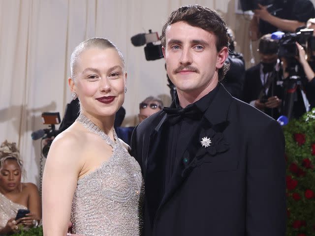 <p>Taylor Hill/Getty</p> Phoebe Bridgers and Paul Mescal attend the 2022 Met Gala