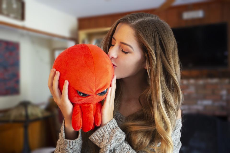Stuffed animals are usually happy. But this is 2020 -- the rules have changed. That means snuggling with a <a href="https://thegrumpyoctopus.com/" target="_blank" rel="noopener noreferrer">grumpy octopus</a> instead of a teddy bear.