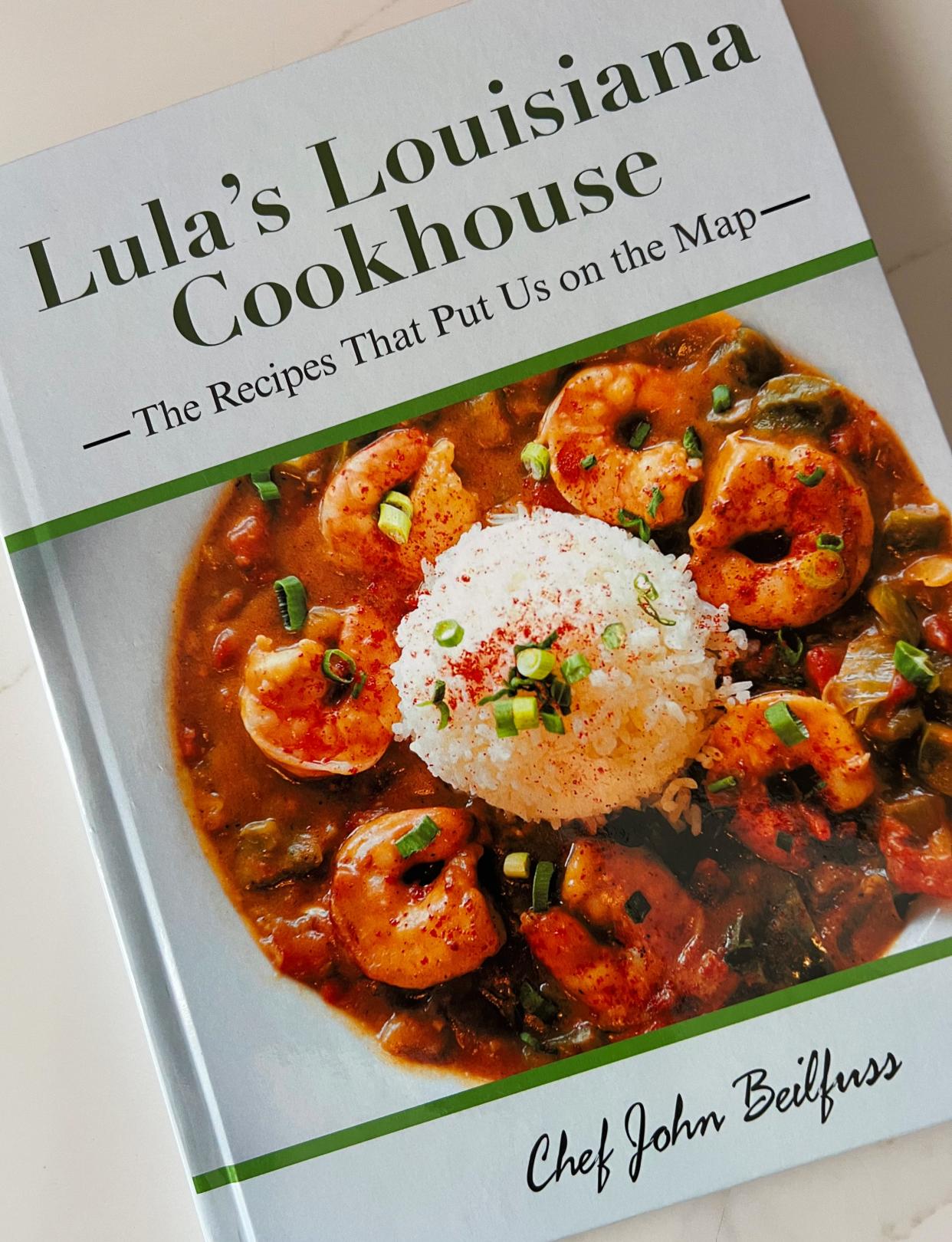 Owosso resident and chef John Beilfuss self-published his "Lula’s Louisiana Cookhouse" cookbook on Jan. 3, 2023.