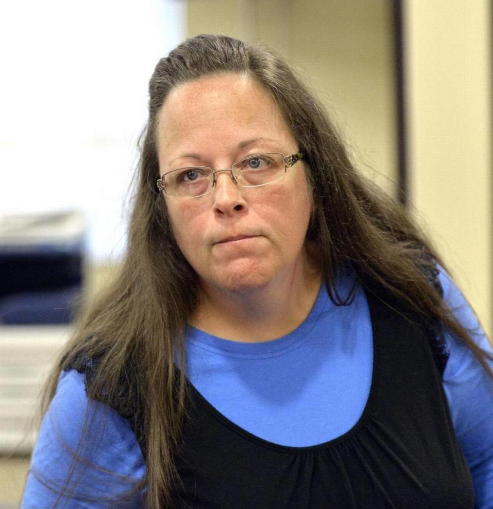 Rowan County Clerk Kim Davis in 2015.