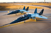 <p>In partnership with Saab, Boeing worked to create an entirely new advanced jet trainer to replace aging <a href="https://www.af.mil/News/Article-Display/Article/1960964/air-force-announces-newest-red-tail-t-7a-red-hawk/" rel="nofollow noopener" target="_blank" data-ylk="slk:Northrop T-38 Talon aircraft;elm:context_link;itc:0;sec:content-canvas" class="link ">Northrop T-38 Talon aircraft</a>. Armed versions of the Red Hawk, named in honor of World War II's Tuskegee Airmen, <a href="https://www.flightglobal.com/farnborough-2020/boeing-sees-t-7-as-combat-replacement-for-northrop-f-5-and-dassault/dornier-alpha-jet/139289.article" rel="nofollow noopener" target="_blank" data-ylk="slk:might also replace F-5 and Alpha Jet light fighters;elm:context_link;itc:0;sec:content-canvas" class="link ">might also replace F-5 and Alpha Jet light fighters</a> in air forces around the globe.</p>