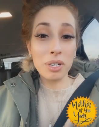 Stacey Solomon forgot to pick up her kids from school after nine weeks of homeschooling. (Instagram)