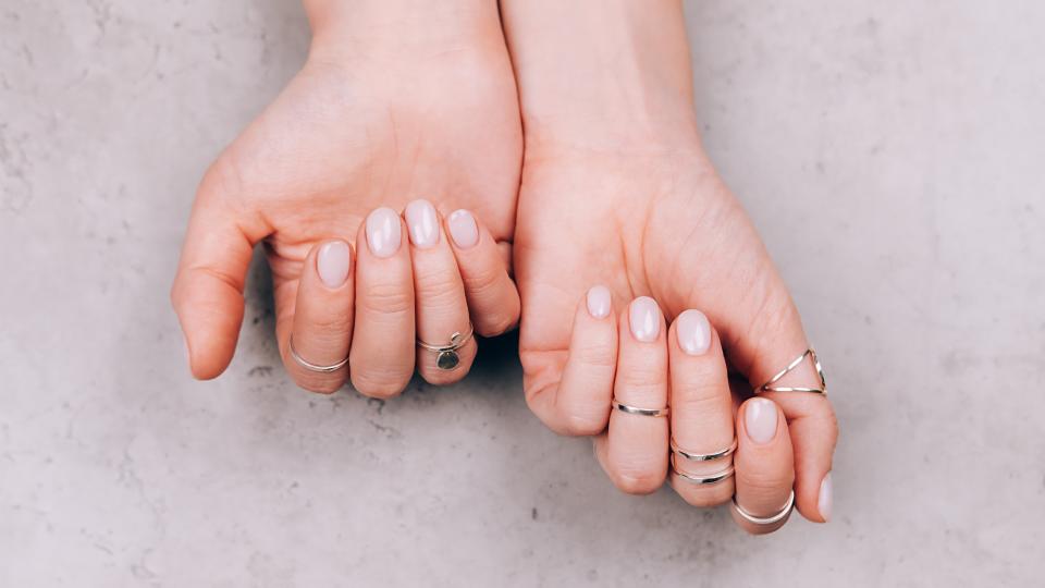 Milky nails