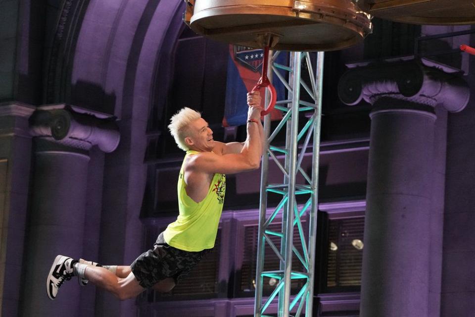 Brian Beckstrand competes in the Season 15 premiere of “American Ninja Warrior.” | Elizabeth Morris, NBC