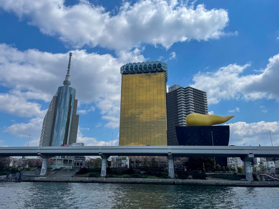 Famous Tokyo buildings like the Skytree Tower.