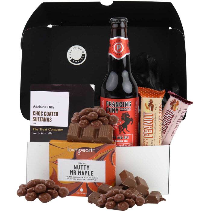 Craft Beer & Chocolate Treat Gift Box, $49