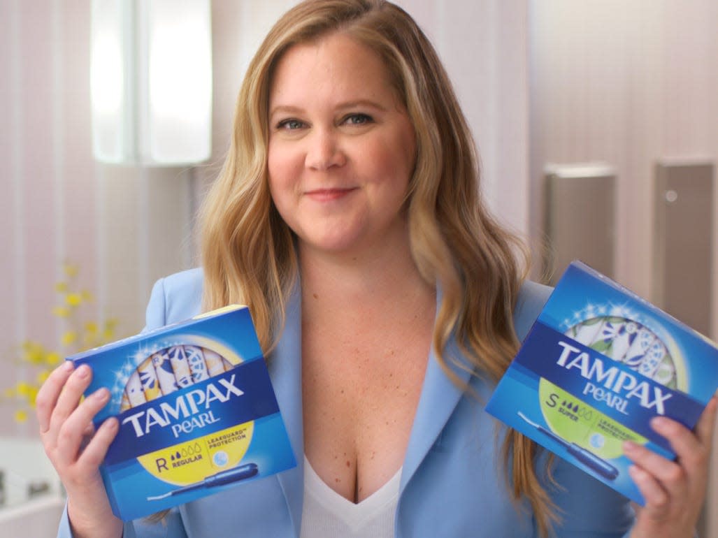 Tampax Partners With Amy Schumer to Turn Your Question Marks Into Periods