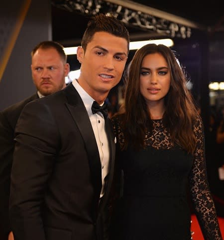 Cristiano Ronaldo and girlfriend Irina Shayk go for lunch Madrid