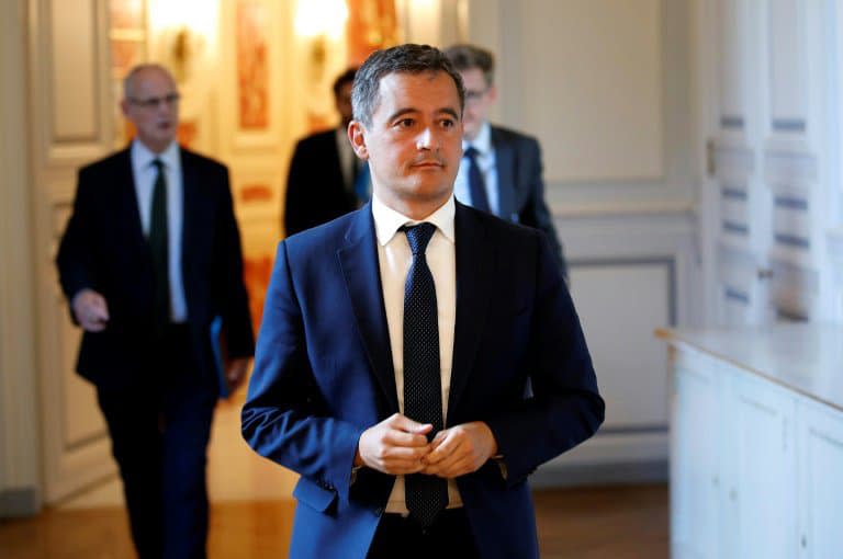 Gérald Darmanin le 8 juillet 2020 Place Beauvau - Thomas COEX © 2019 AFP