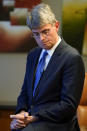 In this Sept. 23, 2021, photo, attorney Al Hofeld, Jr. reacts as he talks with the Associated Press at his office in Chicago. (AP Photo/Nam Y. Huh)