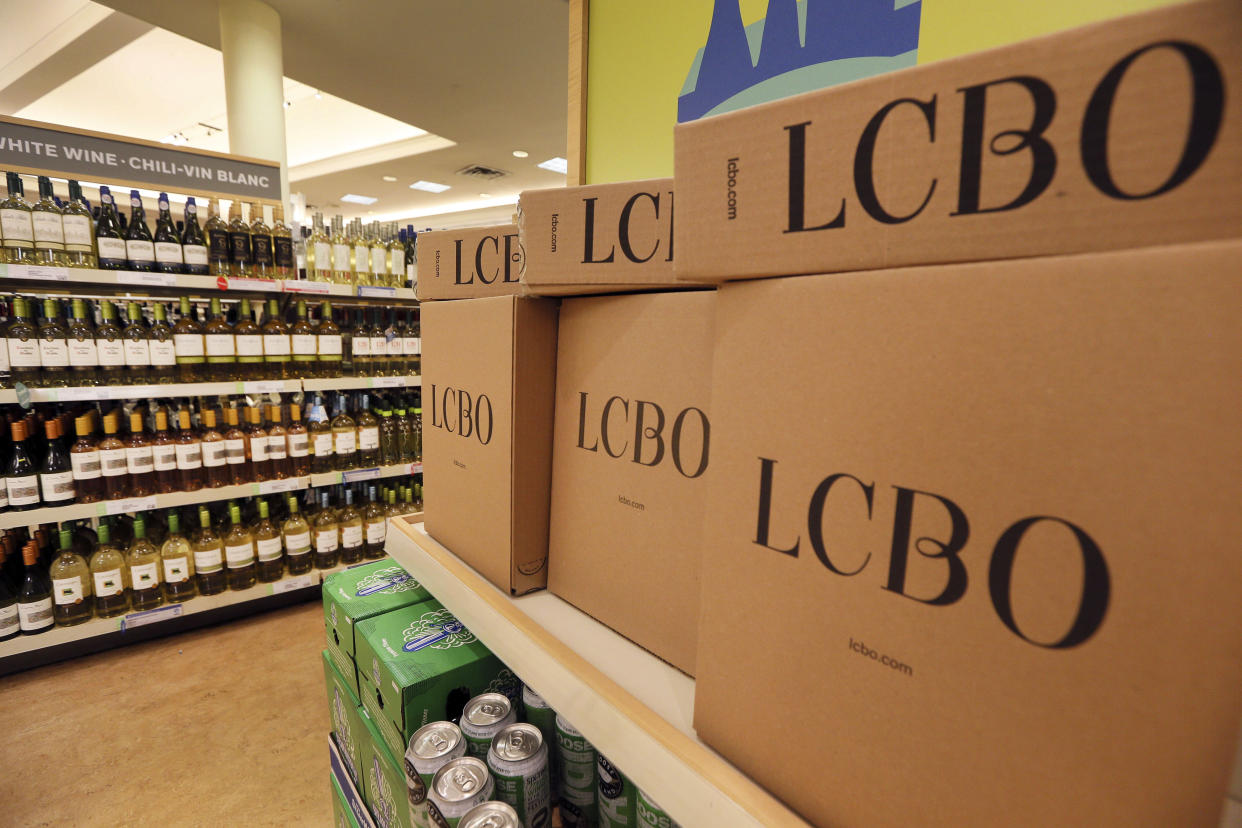 TORONTO, ON - JULY 26  -  Generic images of LCBO store at Cooper St. in Toronto, July 26, 2016.        (Andrew Francis Wallace/Toronto Star via Getty Images)