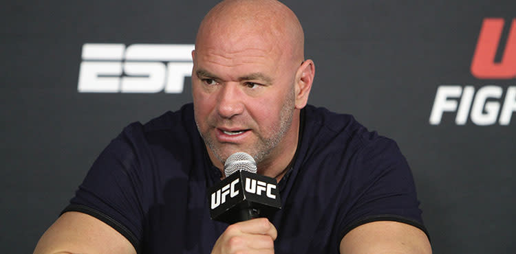 Dana White at UFC Vegas 11 post-fight