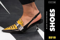 <p><i>The boldest shoes from Milan Fashion Week. (Photo: ImaxTree, Art: Quinn Lemmers for Yahoo Style) </i></p>