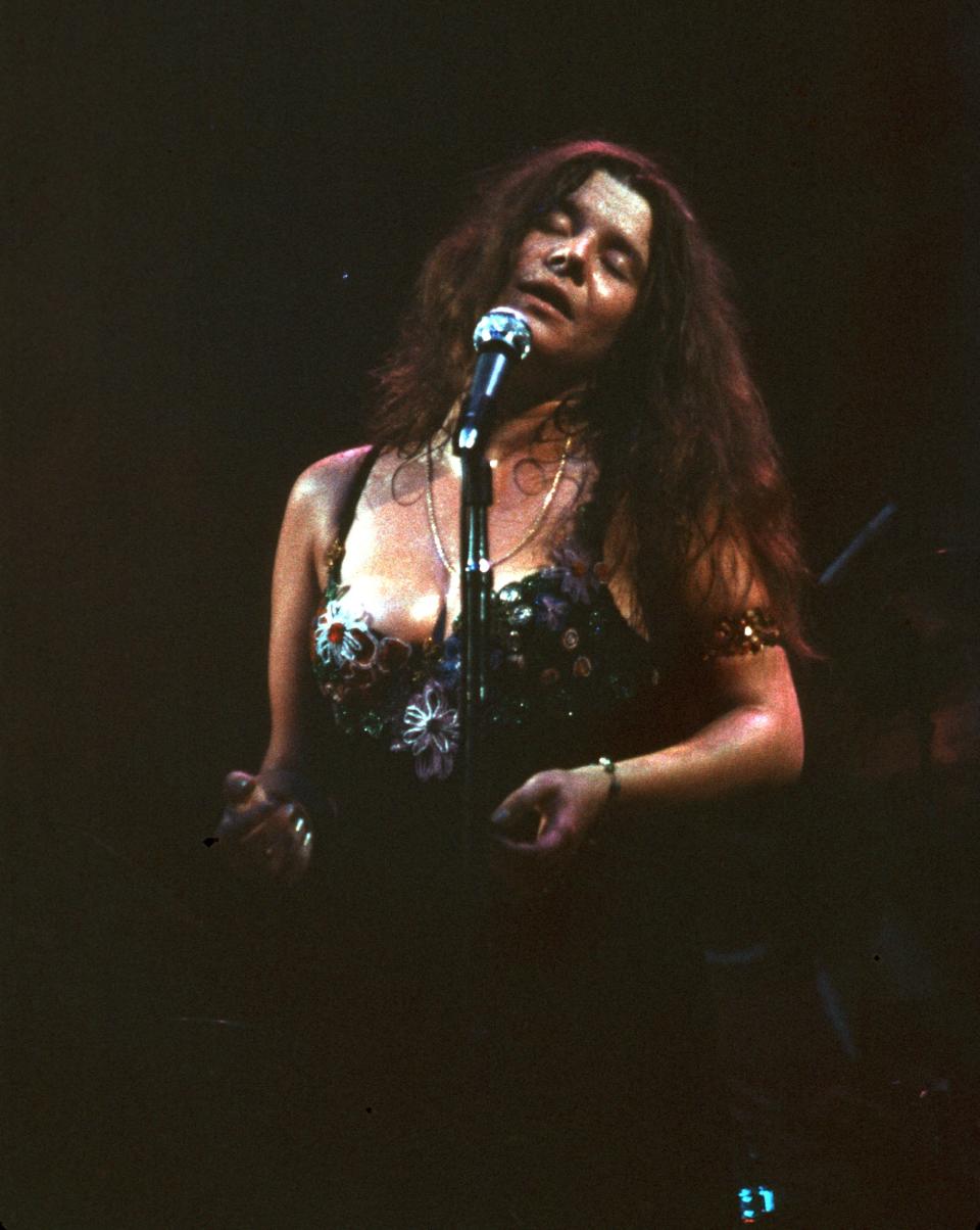 Janis Joplin performing in New York, 1968