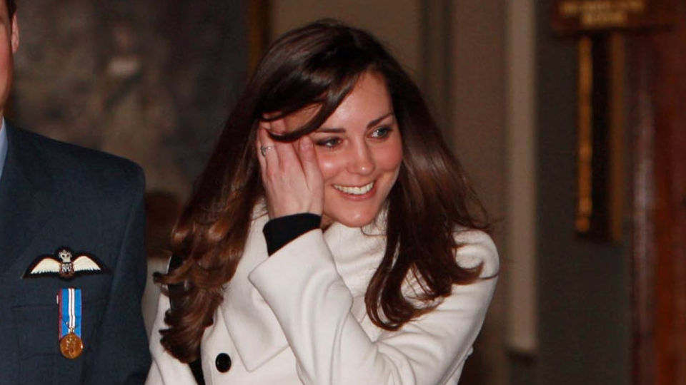 April 11, 2008: Kate Middleton at Prince William’s Graduation Ceremony at RAF Cranwell