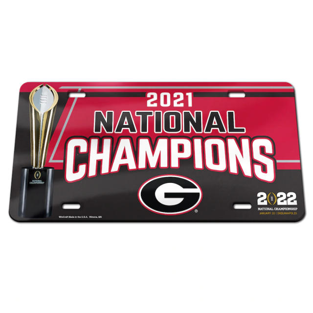 Georgia Bulldogs 2021 CFP National Champions Vertical Flag -28x40 –  Sports Fanz