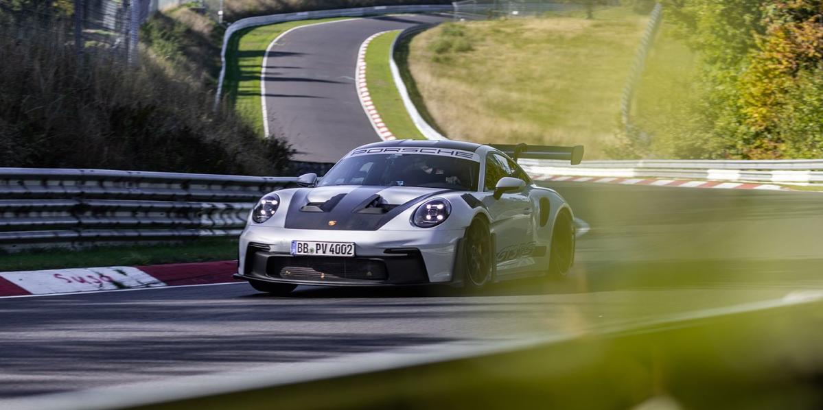 This is the new Porsche 911 GT3 RS and it's pretty much a race car now