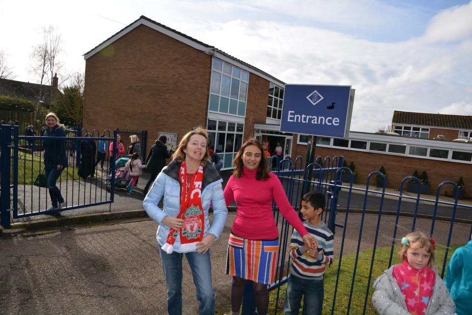 Primary pupils wear rainbows to signify hope beyong coronavirus