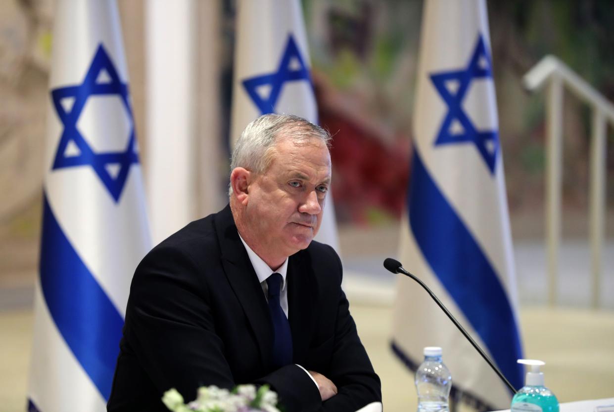 Israeli Alternate Prime Minister and Defence Minister Benny Gantz.