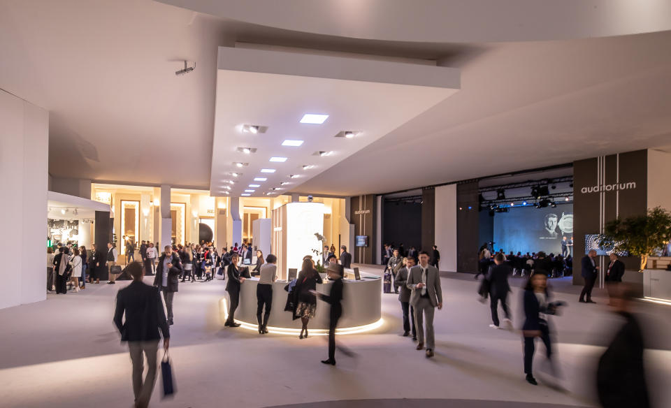 The entrance hall of SIHH, which is now Watches and Wonders Geneva. - Credit: Courtest of Watches and Wonders