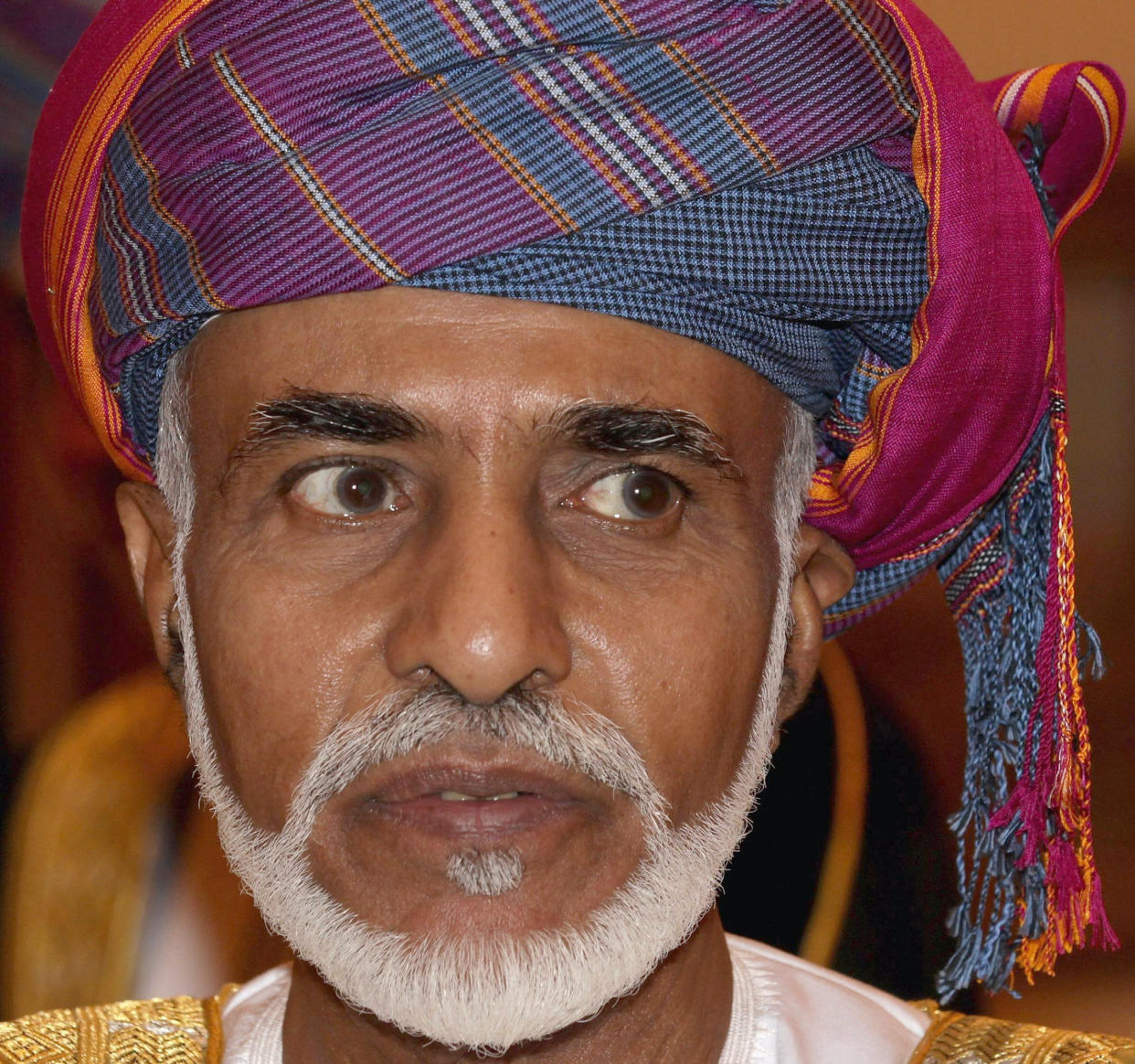 File photo dated 26/11/2010 of the Sultan of Oman, His Majesty Sultan Qaboos bin Said who has died aged 79 after suffering from cancer. PA Photo. Issue date: Saturday January 11, 2020. Sultan Qaboos had been in power since 1970, when he took the throne after overthrowing his father, Said bin Taimur, in a British-assisted coup. See PA story DEATH Qaboos. Photo credit should read: Chris Jackson/PA Wire 