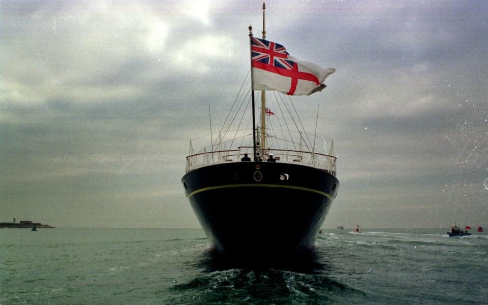 Royal Yacht Britannia - Copyright (c) 1997 Rex Features. No use without permission.