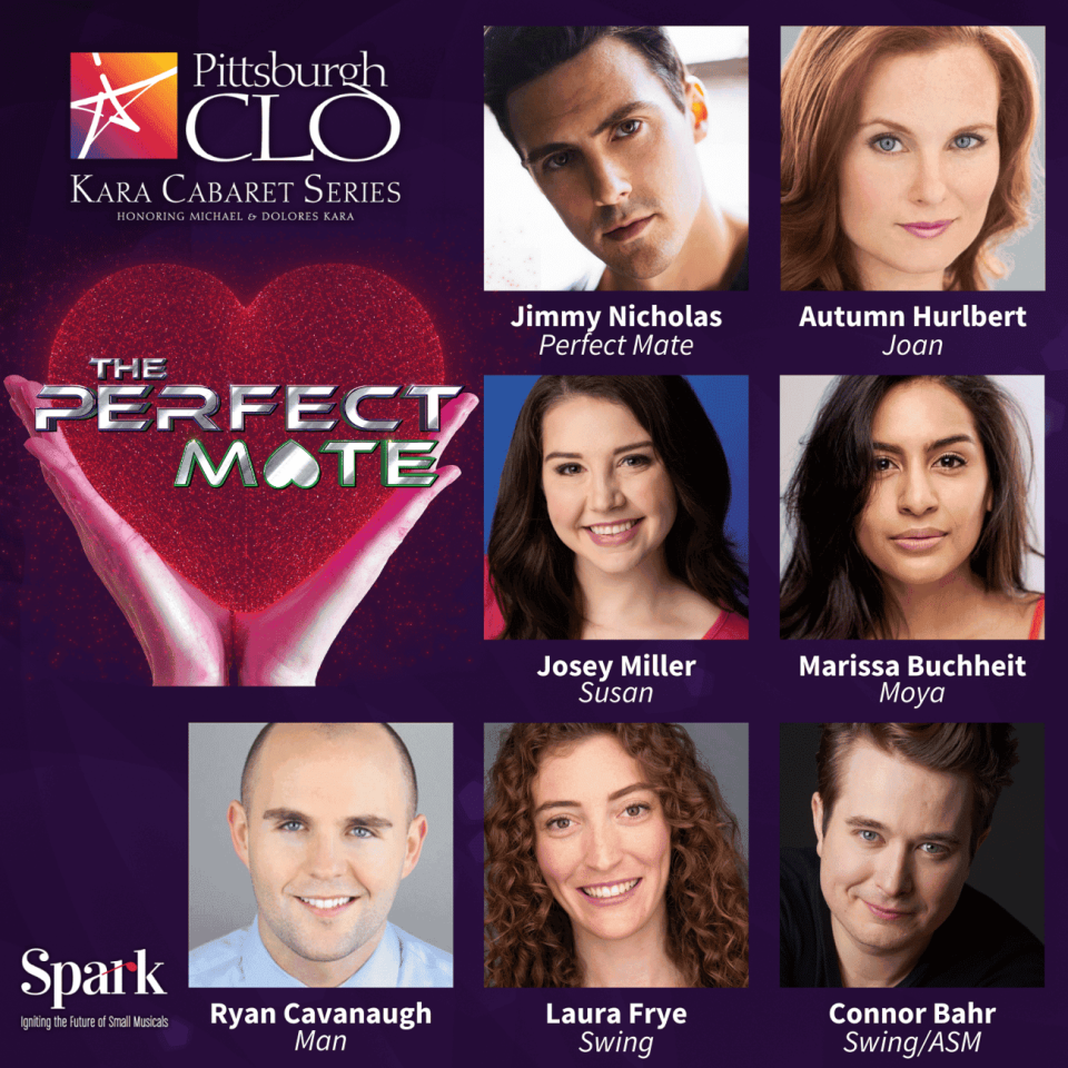 The cast of Pittsburgh CLO's "The Perfect Mate."